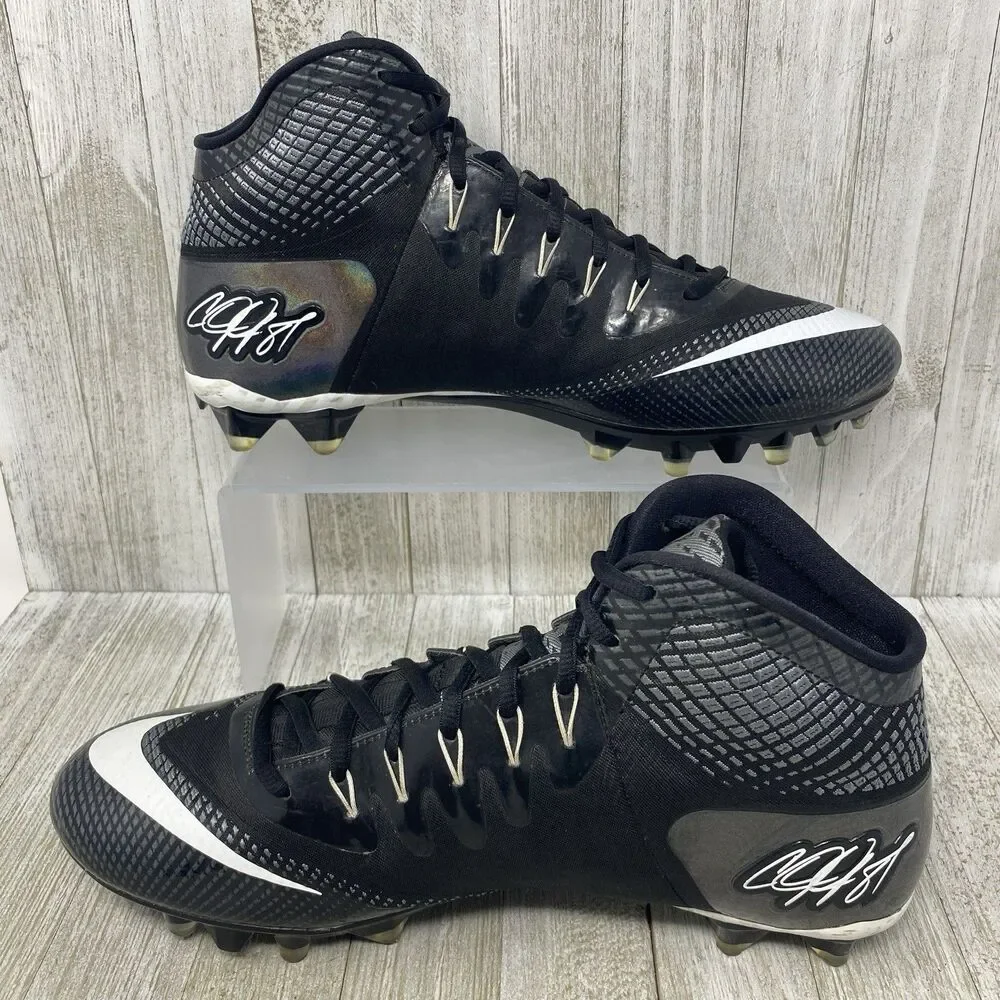 Nike CJ3 Flyweave Elite TD Calvin Johnson Football Cleats 725226-010 Men 10 NFL - Picture 10 of 10